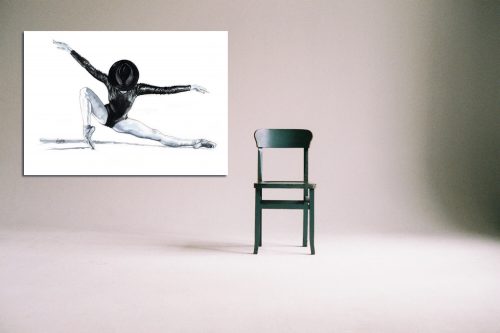 ‘All That Jazz’ - Large Canvas With Chair