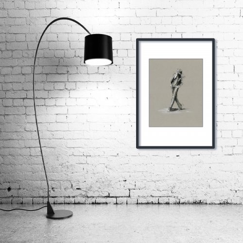 ‘Footloose’ - Wall Art with Lamp