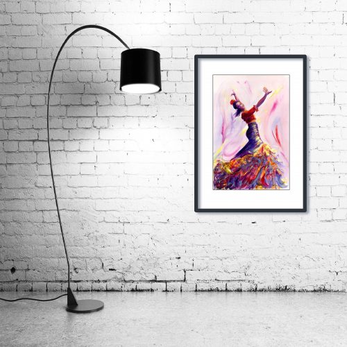 ‘Soulful’ - Wall Art with Lamp