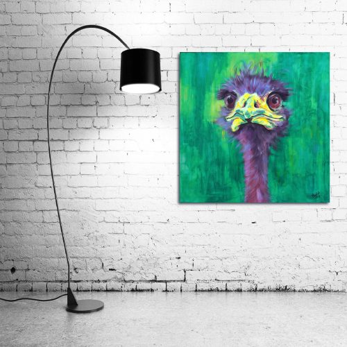 ‘Eric’ - Wall Art with Lamp