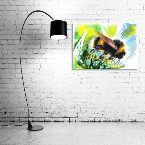 ‘Flight of the BumbleBee’ - Wall Art with Lamp