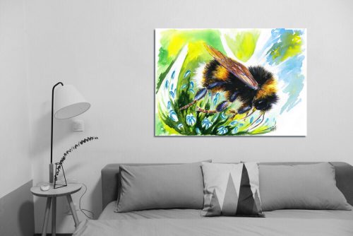 ‘Flight of the BumbleBee’ - Wall Art with Sofa