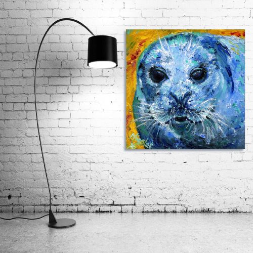 ‘Sealed with a Kiss’ - Wall Art with Lamp