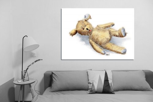 ‘Threadbare Ted’ - Wall Art with Sofa