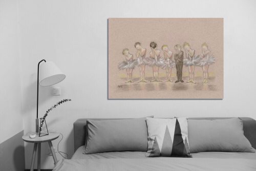 ‘Tiddlers ’ - Wall Art with Sofa