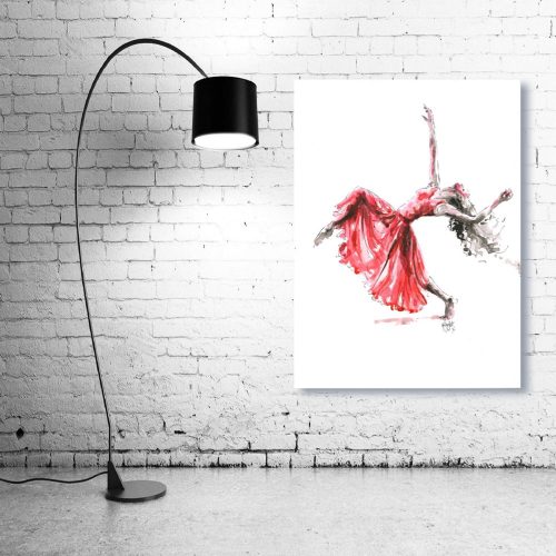 ‘Let It Flow’ - Wall Art with Lamp