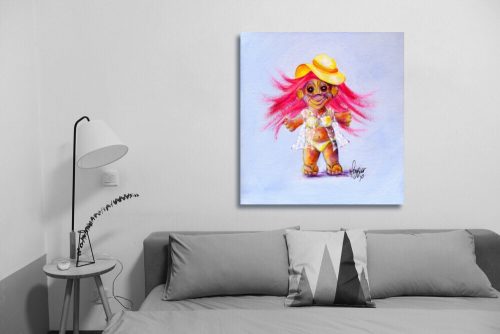 Holly-Day-Troll-Wall-Art-with-Lamp
