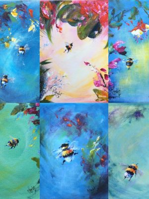 Bee Collage set A